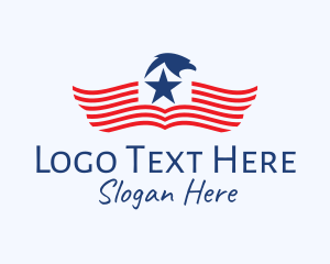 Republican - American Star Eagle logo design