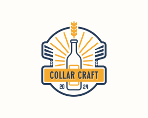 Liquor Brewery Bar logo design