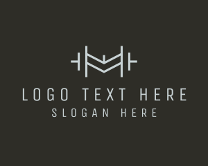 Modern - Modern Innovation Letter M logo design