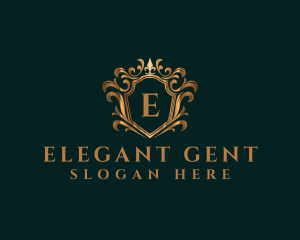 Luxury Elegant Crown logo design