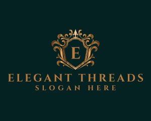 Luxury Elegant Crown logo design