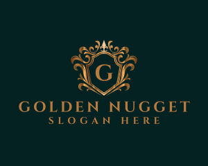 Luxury Elegant Crown logo design