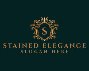 Luxury Elegant Crown logo design