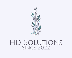 Organic Hair Growth Derma  logo design