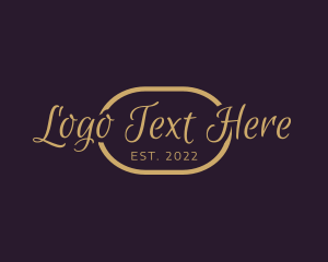 Signage - Golden Elegant Firm logo design