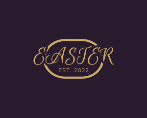 Stylist - Golden Elegant Firm logo design