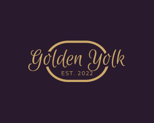 Golden Elegant Firm logo design