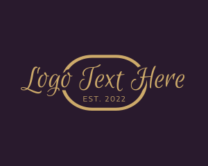 Wedding - Golden Elegant Firm logo design