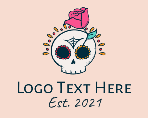 Sugar Skull Logos | Sugar Skull Logo Maker | BrandCrowd