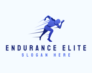 Triathlon - Runner Athletic Fitness logo design