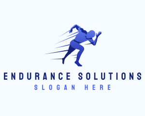 Endurance - Runner Athletic Fitness logo design