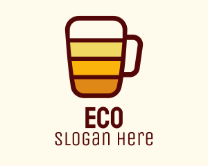 Digital Beer Mug Logo