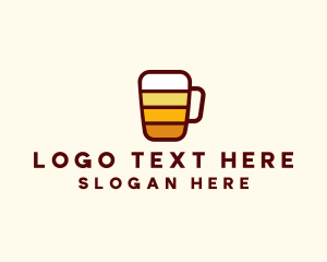 Pub - Digital Beer Mug logo design