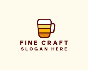 Digital Beer Mug logo design