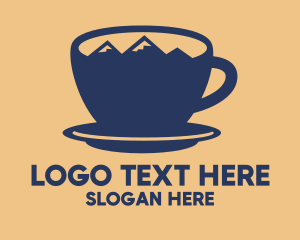 Mug - Blue Mountain Cup logo design