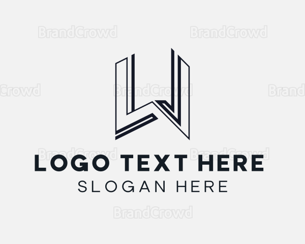 Tech Business Letter  W Logo