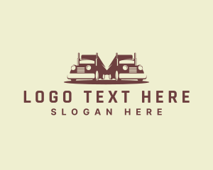 Logistics - Logistics Cargo Trucks logo design