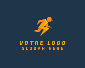 Fast Lighning Bolt Energy Logo