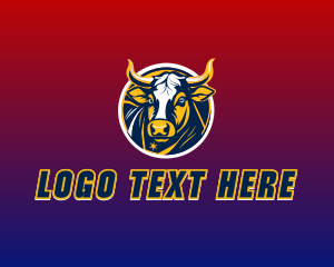 Cow - Cow Bull Gaming logo design