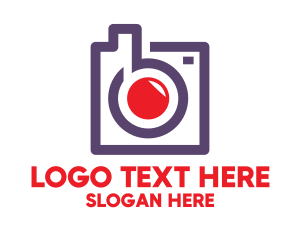 Photograph - Camera Washing Machine logo design