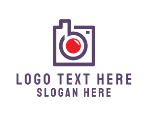 Vlog - Camera Washing Machine logo design