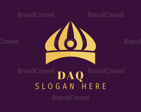 Golden Crown Fashion Logo