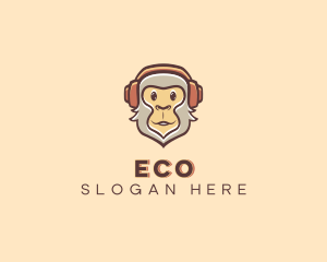 Headphones DJ Monkey Logo