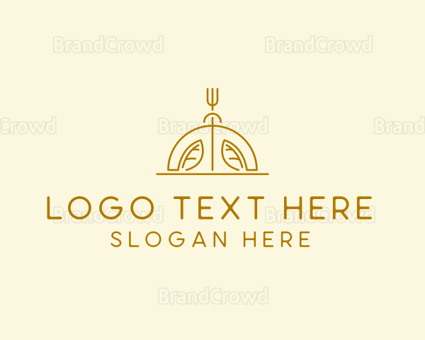 Organic Vegetarian Restaurant Logo