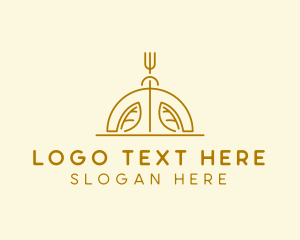 Organic Vegetarian Restaurant  logo design