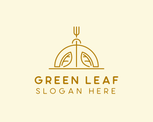 Organic Vegetarian Restaurant  logo design