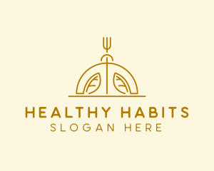 Organic Vegetarian Restaurant  logo design