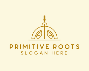 Organic Vegetarian Restaurant  logo design