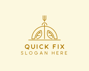 Organic Vegetarian Restaurant  logo design