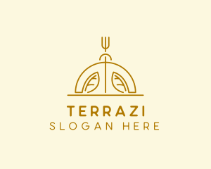 Organic Vegetarian Restaurant  logo design