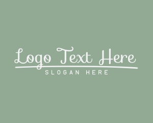 Business - Cute Cursive Business logo design