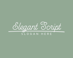 Cute Cursive Business logo design