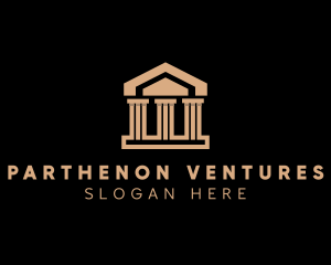 Parthenon - Court Administration Building logo design