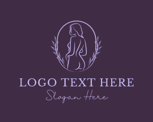 Goddess - Woman Nude Body logo design