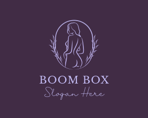 Woman Nude Body logo design