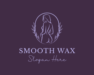 Woman Nude Body logo design