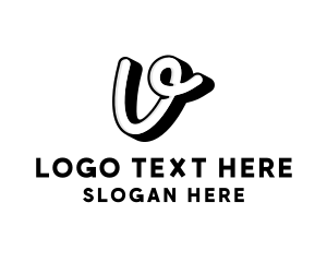 Fashion Boutique Brand Letter U Logo