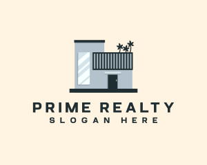 Realty - Modern House Realty logo design