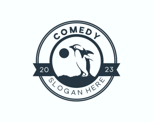 Wild Penguin Bird Logo