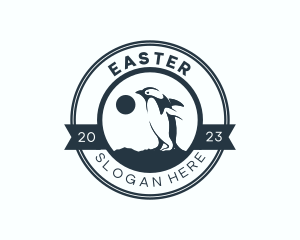 Wild Penguin Bird logo design