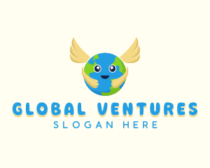 World - Environmental World Globe logo design