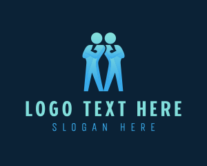 Outsource - Business Professional Employee logo design