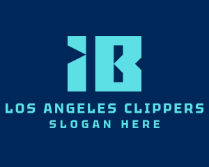 Developer - Letter IB Tech Monogram logo design