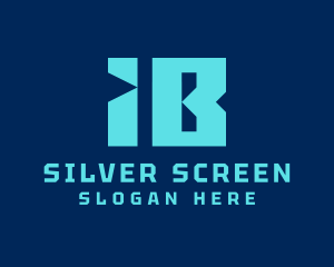 Mobile Application - Letter IB Tech Monogram logo design