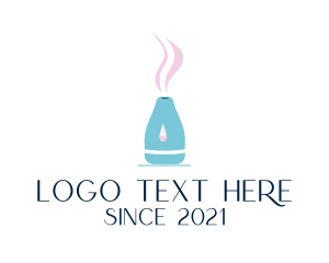 Massage Oil - Essential Oil Diffuser logo design