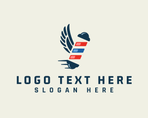 Barbershop Grooming Styling Logo